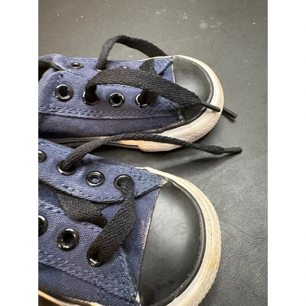 Converse Chuck Taylor All Star Infant Navy Blue Canvas Low Top Sneakers Size 5